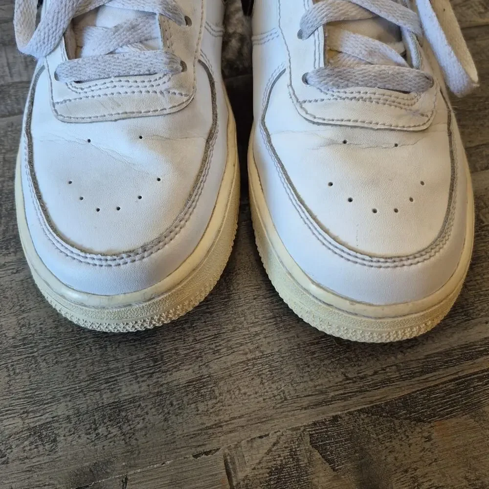 Nike Sneakers Youth 7Y Air Force 1 LV8 3 Casual White Low Top AR7446-100 Shoes
